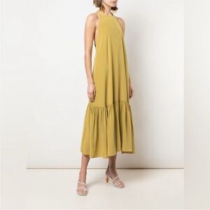 Tibi Eco Silk Halter Midi Dress ✨MSRP $850✨ SIZE 8, used condition.